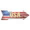 Signmission USA Arrow Decal Funny Home Decor 18in Wide D-A-999559 - alternate 1